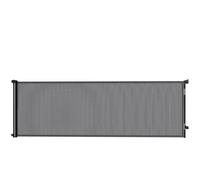 PawHut Retractable Dog Gate, Extends to 300 cm Wide & 104 cm Tall, Mesh Pet Gate Single Hand Operation, for Stairs Doorways