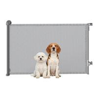 PawHut Stair Gate for Dogs, Pet Gate, Extends to 140 cm Wide & 93 cm Tall