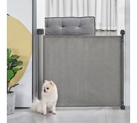 PawHut Retractable Stair Gate for Dogs 140cm Extendable