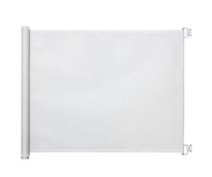 PawHut Retractable Stair Gate for Dogs, Extends up to 115cm Indoor White