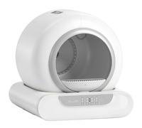 PawHut Self Cleaning Cat Litter Tray, Automatic Cat Litter Tray w/ APP Control, 65L Extra Large Capacity, 9L Waste Bin