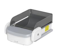 PawHut Self Cleaning Cat Litter Tray, Open-Top Automatic Litter Box with APP Control, Clumping Rake, 10L Waste Bin