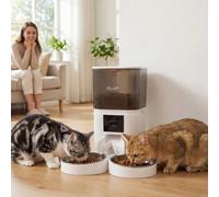 Pawhut Smart Cat Feeder With Hd Camera, 5G Wifi & Voice Recorder 6L