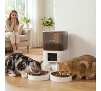 PawHut Smart Cat Feeder with HD Camera, 5G WiFi & Voice Recorder 6L