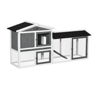 PawHut Rabbit Hutch D51-311WT