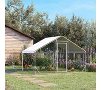 PawHut Walk-In Chicken Run