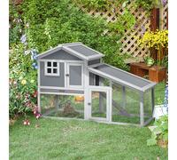 PawHut Wooden Rabbit Hutch