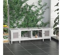 PawHut Wooden Rabbit Hutch