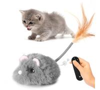 Pawingcat Remote Control Cat Toy Rechargeable Moving Cat Toy Cat Mouse Toy Interactive Cat Toys for Indoor Cats Automatic Cat Toy with 3-Speed Adjustment and 4 Directions