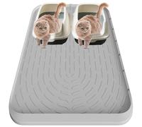 Pawinner Cat Litter Mat 101x71CM, Waterproof, High-Raised Edges, Anti-Slip
