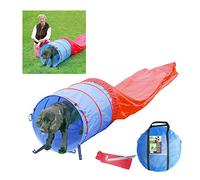 PAWISE 11434 Agility Dog Tunnel Bag Tunnel 5 Meter Red/Blue