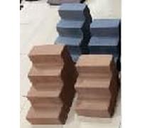 Pawise 3 Step Dog Stairs for Small Dogs Cats, Blue Suede Pet Steps, Non-Slip Pet Stairs for Couch Sofa Bed, Indoor Portable Dog Ramp with Zipper Bottom for Medium Large Dogs and Puppy