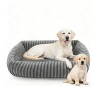 Pawk Large Dog Bed-Dog Beds, 20CM High Side Dog Beds Large with Waterproof Detachable Cover, Veterinarian Recommended Bed for Arthritis, 76x61x20cm