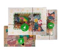 Pawkaboo - Christmas Hamper for Cats - Treat Catnip Toys and Dinner - Deluxe Gift for Cats - Unique Handmade Holiday Present for Cat (Applaws Tin)