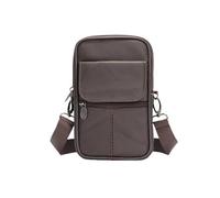 Pawleo Mens Shoulder Bag - Cowhide Leather Bag Vintage, Satchel Sling Crossbody Bag for Work & Travel (20x12x4.5cm)