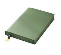 Pawleso B5 Lined Journal Notebook-112 Page with Bookmark 100gsm Thick Lined Paper, Classic PU Leather Weekly Notebook Work for Women Men Work Office School (25.1X17.5cm) (Grenn)