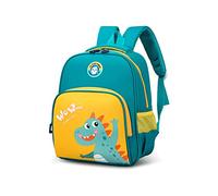 Pawleso Dino Children's Backpack, Dinosaur Nursery Backpack Boys, Waterproof Kita Backpack Boy, Toddler Backpack 32 x 25 cm for 2~6 Years Old Children, Height 80 ~ 115 cm, Yellow/Green, Green, 32 * 25