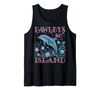 PAWLEYS ISLAND SC DOLPHIN LOVER COLORFUL BEACH SOUVENIR Tank Top