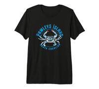 Pawleys Island South Carolina Blue Crab Design Premium T-Shirt