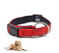 Pawliberation Magnetic Dog Collar, Double-Layer Fabric with Breathable and Reflective Design, Collar Adjustable to Fit Dogs and Cats, Lightweight Design for Comfortable All-Day Wear (C)