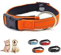 Pawliberation Magnetic Dog Collar, Magnetic Safety Reflective Dog Collar, Double-Layer Fabric with Breathable, Durable Material for Night Safety, Perfect for Senior Dog