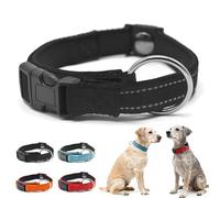 Pawliberation Magnetic Dog Collar, Reflective Design, Seamless Hanging Loop, Pawliberation Reflective Dog Collar, Comfortable Fit, Perfect For Senior Dogs (Black)