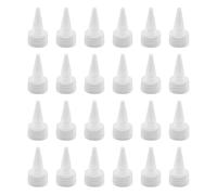 Pawlickio 24PCS Squeeze Bottle Cap Replacement Squeeze Bottle Cap Plastic Bottle Squeeze Headfor Squeeze Bottle Dispensing Cap