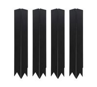Pawlickio 4 Pack 90°Connector Clips, 10 Inch Corner Clips Height Cor-Ten Metal Stakes for 6 & 8 Inch Tall Steel Landscape Edging
