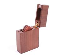 Pawlickio Acoustic Guitar Picks with Storage Box Wooden Bass Ukulele Musical Instrument Accessories with Guitar Picks