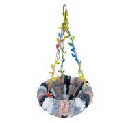 Pawlickio Bird Nest Warm Parrot'S Nest Cradle Nest Special Swing Bed Suspended Sleeping Nest Plush Small Bird Nest C