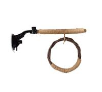 Pawlickio Bird Toy Swing Set Swing Hanging Natural Cage Accessories Bird Toy with Suction Cup Bird Standing Toy