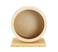 Pawlickio Hamster Running Wheel Wooden Belt Support Roller Running Rack Pet Supplies