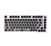 Pawlickio Wired Mechanical Keyboard Kit with Knob RGB Light Gasket Custom Aluminum Hot-Swap Laptop Office Gamer Wired Keyboard B