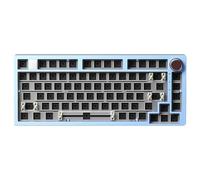 Pawlickio Wired Mechanical Keyboard Kit with Knob RGB Light Gasket Custom Aluminum Hot-Swap Laptop Office Gamer Wired Keyboard D