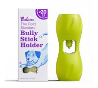 PAWLICKO Bully Stick Holder - Ultimate Durable Dog Chew Holder - Designed for Maximum Grip and Safety - Fits Various Bully Stick and Yak Chew Sizes (Apple Green)