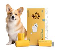 PAWLLYWOOD 270 Dog Poo Bags | 18 Rolls (15 Bags Each) | Biodegradable Cornstarch Dog Waste Bags - Thickened, Guaranteed Leak-Proof, Refills for Puppies & Large Dogs（Unscented）