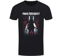 Pawltergeist, Black T-Shirt, Feline Ghost, Paranormal Evil Spirit, Horror Cats