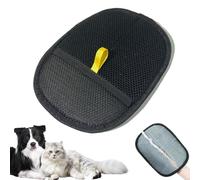 PawLush Pro Glove, PawLush Pro - Your Shortcut to a Fur-Free Home, Double-Sided Pet Grooming Gloves For Dog & Cat Clean Up Quickly Easy To Care (Black, 1)