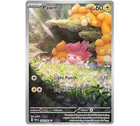 Pawmi 226/091 Illustration Rare Pokemon Card (SV 4.5 Paldean Fates) + 1x TitanCards® Toploader