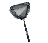 Pawn Catching Mesh, Portable Non-Slip, 130cmx40cm, Telescopic Fishing Net, Triangular Fishing Net, Landing C-atch Mesh, For Bass Trout Catfish River Pier