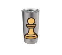 Pawn Chess Piece Board Club Stainless Steel Insulated Tumbler