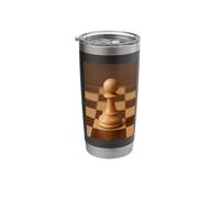 Pawn Chess Piece Board Club Stainless Steel Insulated Tumbler