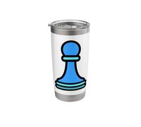 Pawn Chess Piece Board Club Stainless Steel Insulated Tumbler