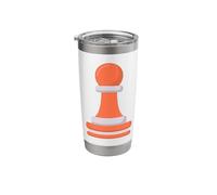 Pawn Chess Piece Board Club Stainless Steel Insulated Tumbler
