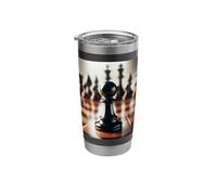 Pawn Chess Piece Board Club Stainless Steel Insulated Tumbler