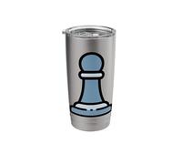 Pawn Chess Piece Board Club Stainless Steel Insulated Tumbler