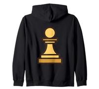 Pawn Chess Piece Board Club Zip Hoodie