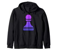 Pawn Chess Piece Board Club Zip Hoodie