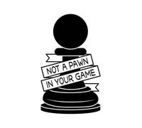 Pawn Chess Piece Women's T-Shirt - White - L - White