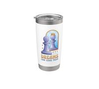 Pawn from Chess Looking Into The Mirror and Seeing a Queen Stainless Steel Insulated Tumbler